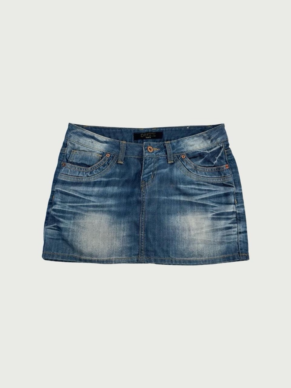 Low Rise Jean Skirt